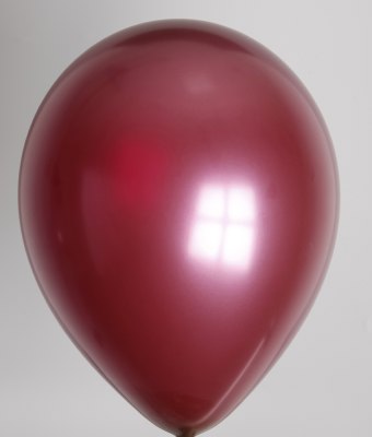 ballon burgundy metallic