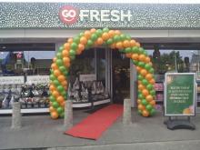 ballonnenboog voor Texaco Go Fresh te Delft 