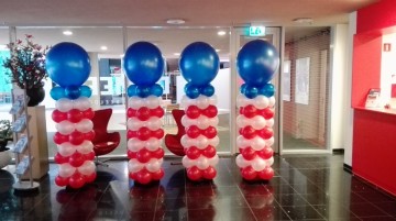 ballonnen pilaren of ballonpilaar