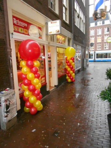 ballonnen pilaren of ballonpilaar