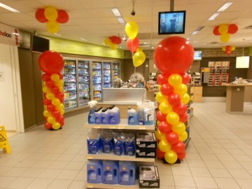 ballonnen pilaren of ballonpilaar