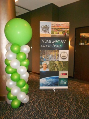 ballonnen pilaren of ballonpilaar