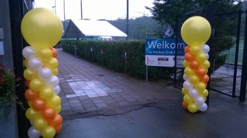 ballonnen pilaren of ballonpilaar