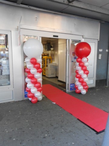 ballonnen pilaren of ballonpilaar