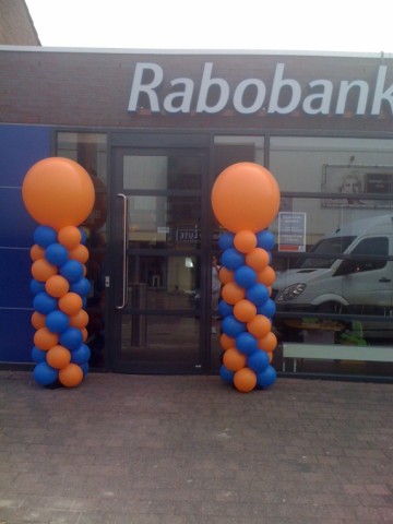 ballonnen pilaren of ballonpilaar