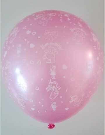 ballonnen hoera een meisje