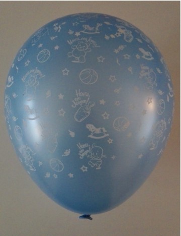 ballonnen hoera een jongen