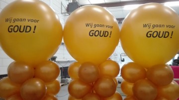 ballonnen pilaren of ballonpilaar