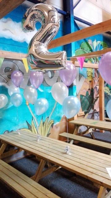 folie ballonnen cijfers en letters