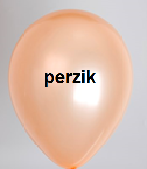 perzik metallic 25 stuks