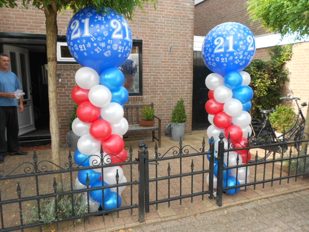 Onwijs ballon pilaar zelf maken pakket - ballonnen, helium ballonnen AH-06