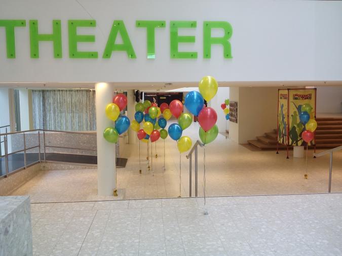 ballonnen theater de nieuwe Kolk Assen