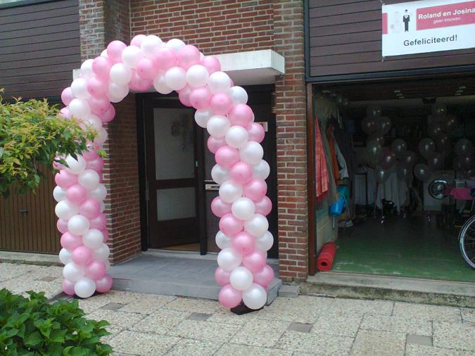 huwelijks ballonnenboog