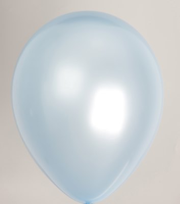 ballon licht blauw metallic