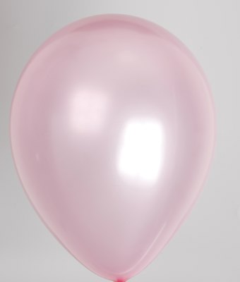 ballon licht roze metallic