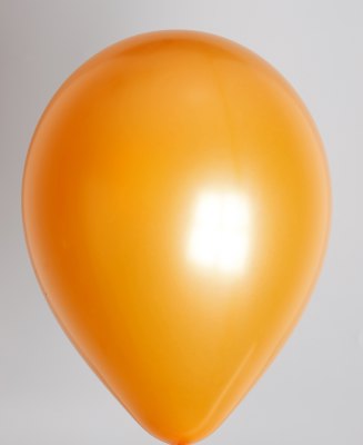 ballon oranje metallic
