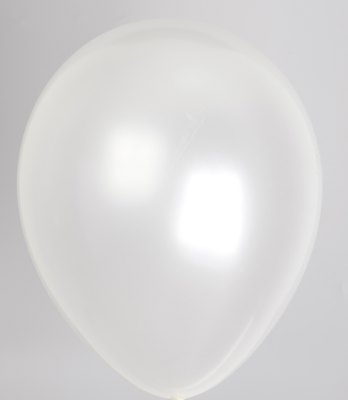 ballon wit metallic